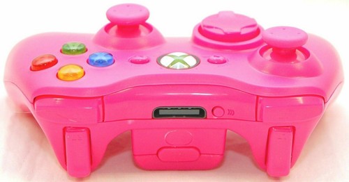 Official Microsoft Xbox 360 Wireless Controller in PINK game gaming cordless HOT - Picture 4 of 4
