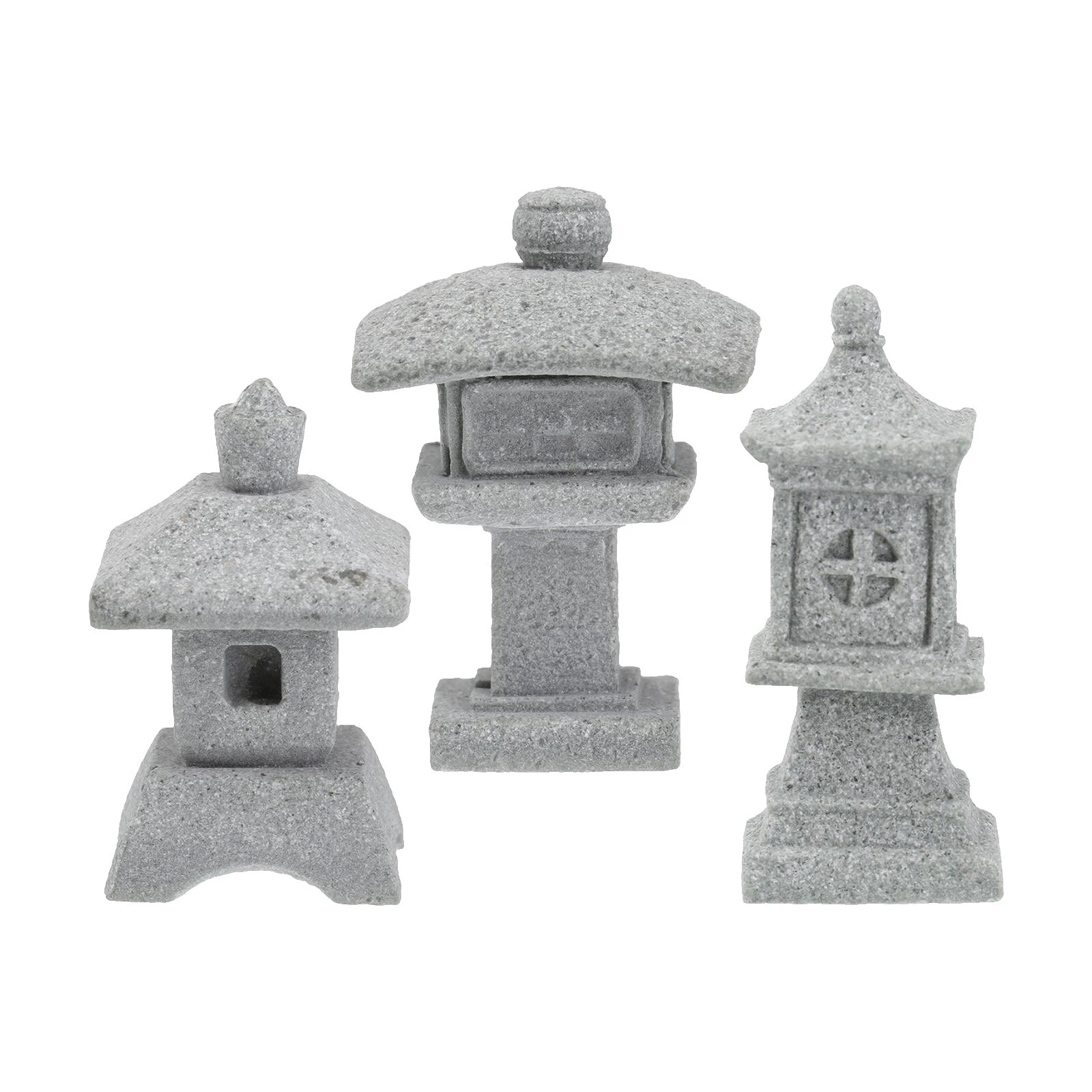 Miniatura de piedra esculturas al aire libre