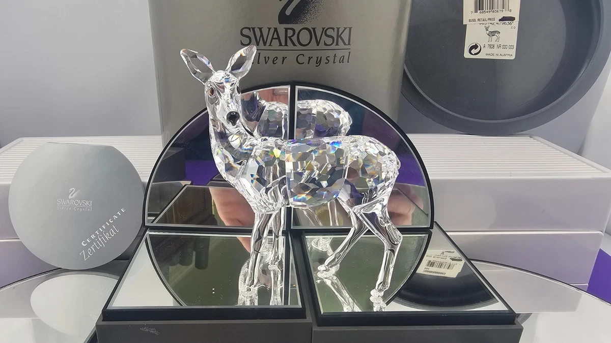 施华洛世奇水晶鹿| eBay