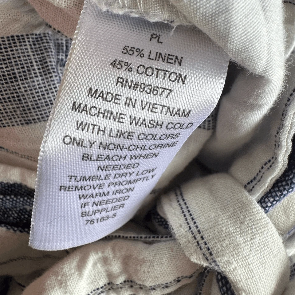 Pantalones cortos a.n.a A New Approach mezcla de lino pierna ancha PL playa costera Foto 4 de 4