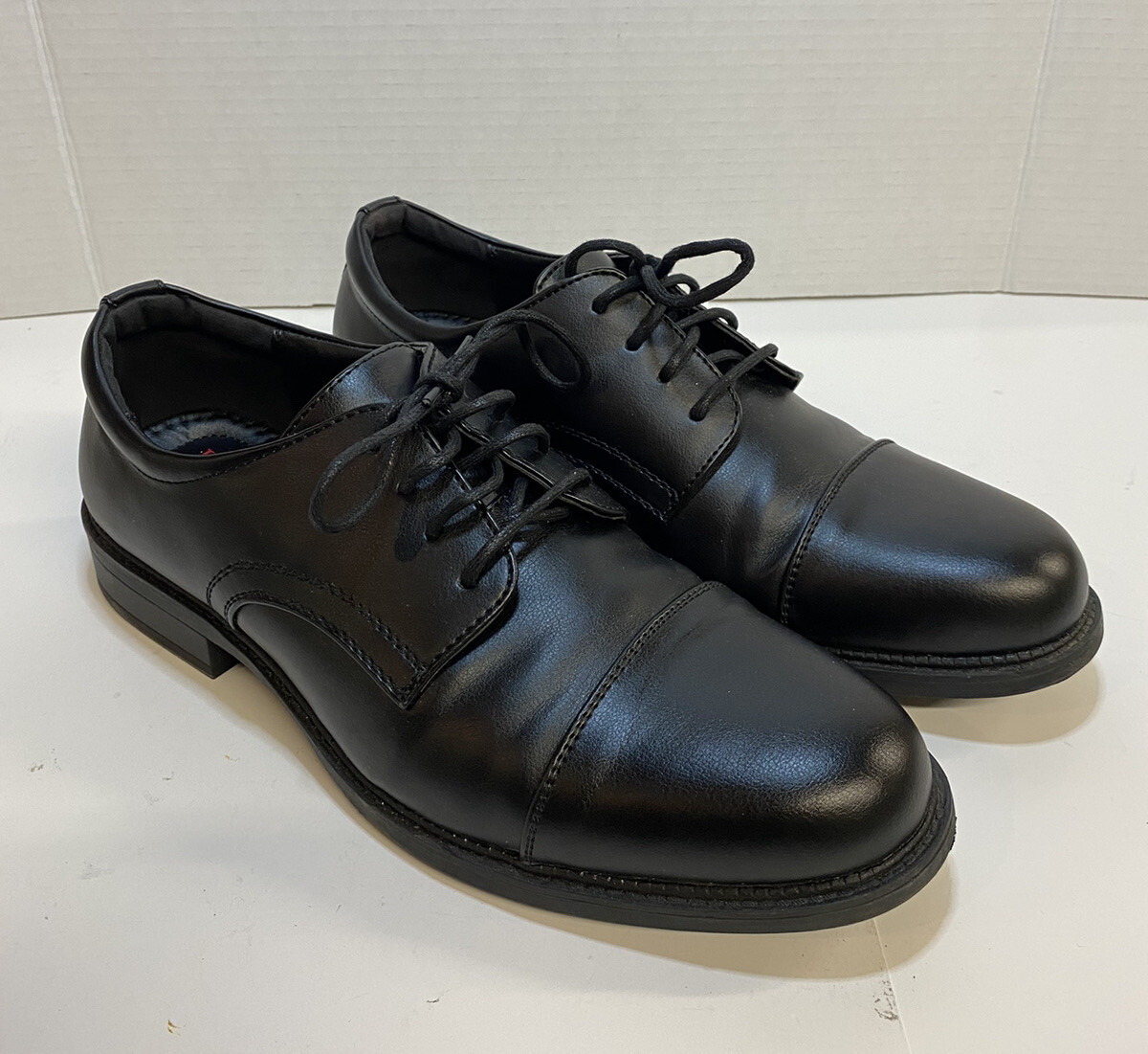 SAOLA Scarpe comode Dexter uomo 10 5 arciere eleganti punta a cappuccio Oxford nere ecopelle