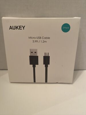 AUKEY Micro-USB 3.9ft-3 pack