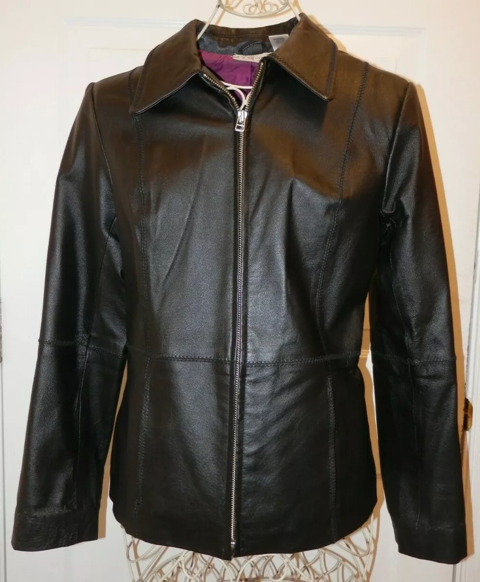 Kim rogers leather best sale jacket