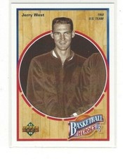 1991-92 UPPER DECK BASKETBALL JERRY WEST HEROES INSERT SINGLES