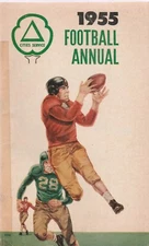 CITIES SERVICE 1955 FOOTBALL ANNUAL-SCHEDULES,PROSPECTS, ALL AMERICAS