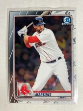 J.D. Martinez 2020 MLB Topps Bowman Chrome Baseball Base Card #17 Boston Red Sox