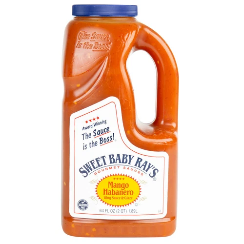  Sweet Baby Ray's 0.5 Gallon Mango Habanero Wing Sauce and Glaze