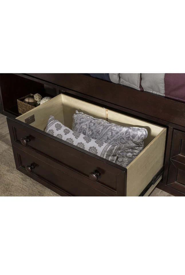 Hillsdale Furniture Hillsdale Bed with One Storage Unit, Full, Chocolate - Image 4 of 4