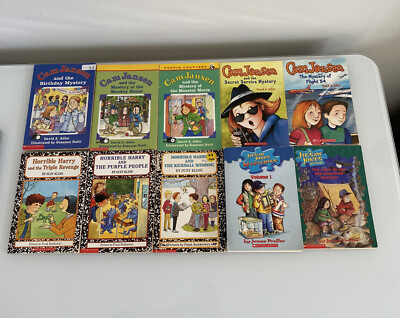 Cam Jansen, Jigsaw Jones Mystery, Horrible Harry Books Chapter Books (Lot Of 10)