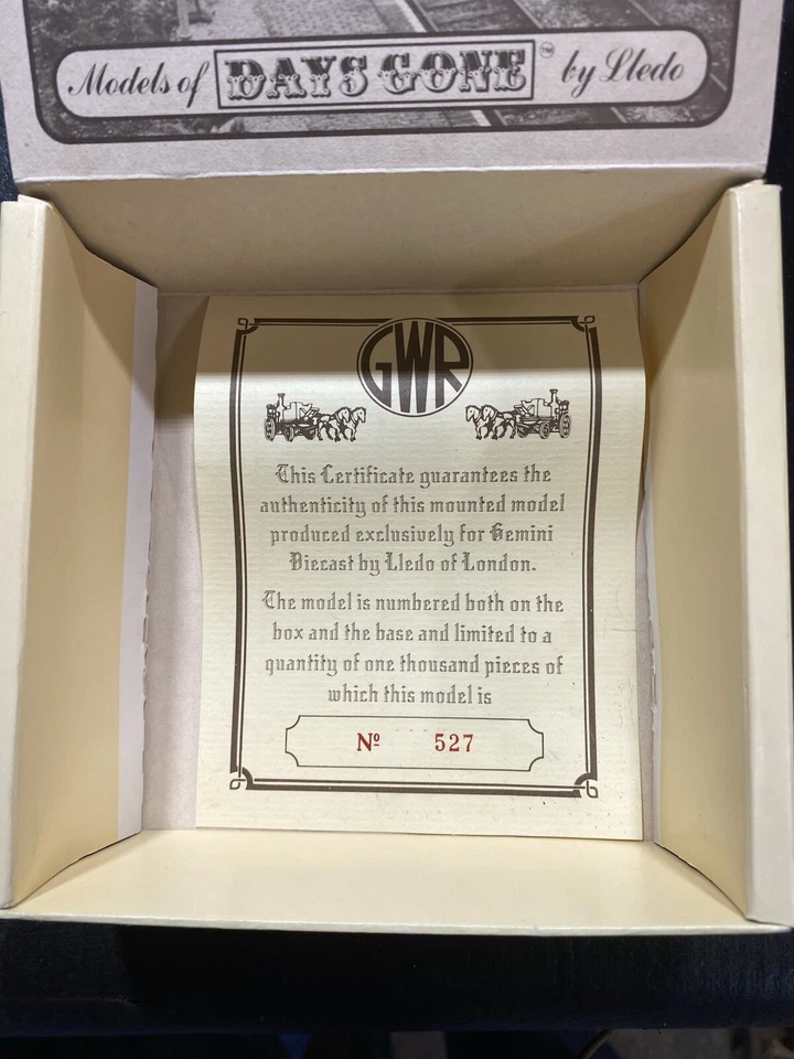 Lledo diecast models of Days Gone Fire Brigade Anniversary Railway Box Included - Image 4 of 4