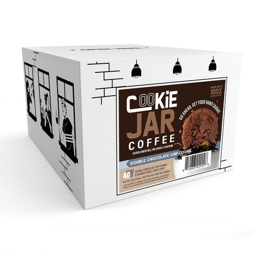 Keksdose Double Chocolate Chunk aromatisierte Kaffeepads, Keurig 2.0, 40 Stück - Bild 2 von 10