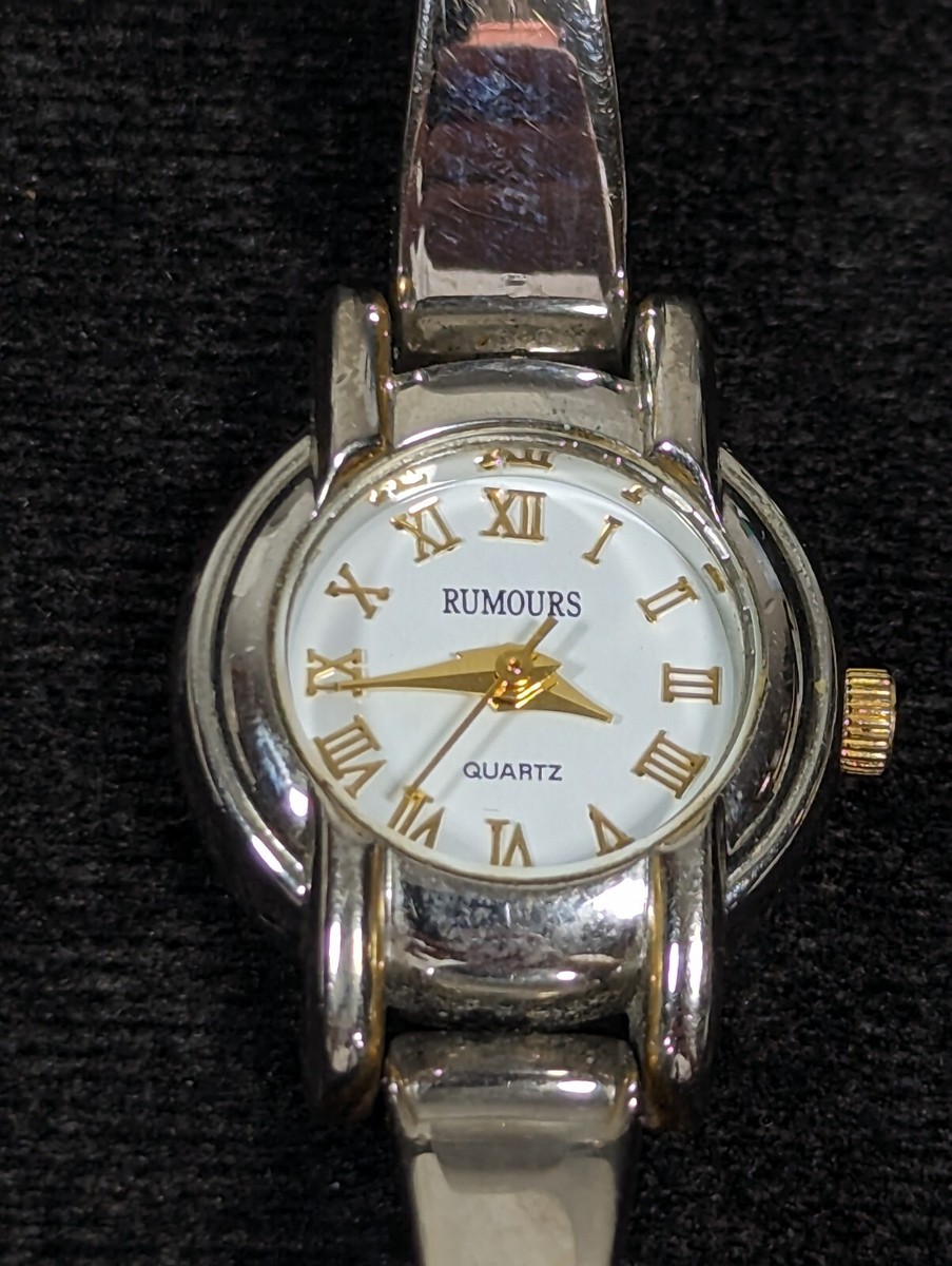 Pair Of‎ Rumours Womans Round Silver Tone Case Bracelet Band Watch 6 Inch Rumours Silver Tone Ladies Watch - Etsy main image 3