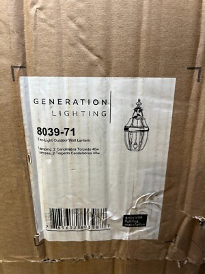 Generation Lighting 8039-71 Lancaster 2-Light Outdoor Wall Lantern