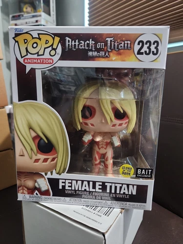 Attack On Titan Female Titan #233 GITD Bait Exclusive Brand New Vinyl Funko Pop 