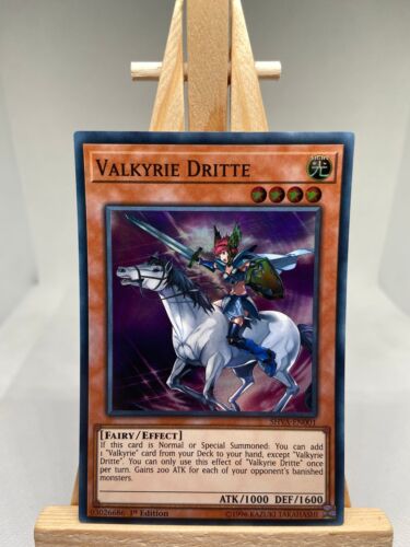 Valkyrie Dritte - Super Rare 1st Edition SHVA-EN001 - NM - YuGiOh - Picture 1 of 2