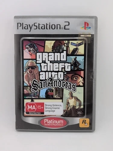 PS2 GAME GTA Grand Theft Auto San Andreas PAL Free Post EUR 11,39