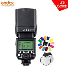 US Godox V860II-S 2.4G TTL HSS Li-ion Battery Flash Speedlite Light for Sony