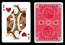 Playing card Star Wars Dark Side Red Ben Kenobi - King of Hearts ZT 24