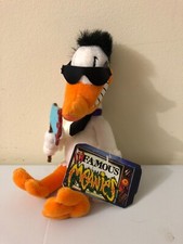 1998 INFamous Meanies Beanies Quack Nicholson 9-Inch Plush Toy Duck Jack w Tag