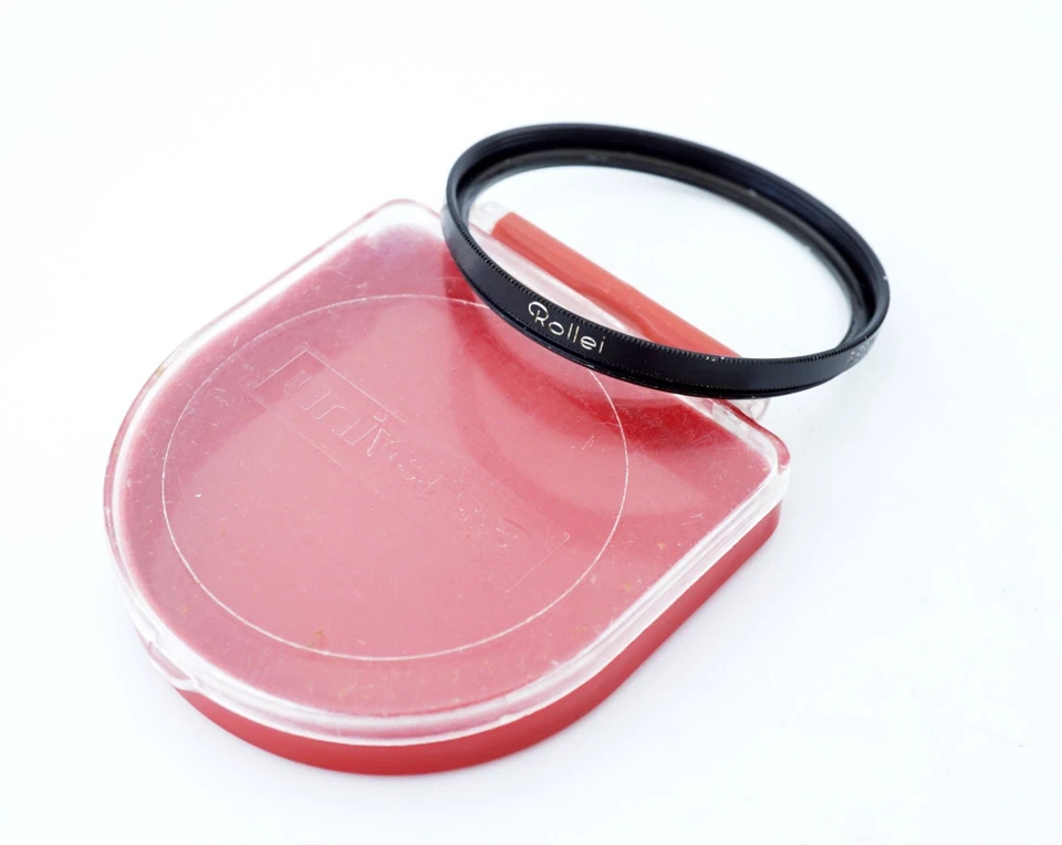 Rollei Filter E49 mm screw - in very good condition, glass Top 49mm screw in - Image 2 of 4