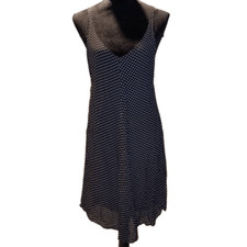 Reformation XS/S Black Polka Dot Mini Dress