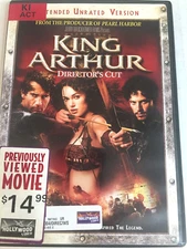 King Arthur Director's Cut DVD Ships Same Day With Tracking
