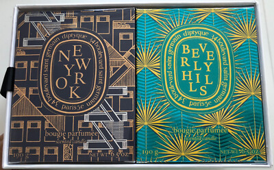 Diptyque City Candles- Beverly Hils and New York 190g each. in box