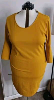 Women's Espresso~ 2X ~Glod Dress