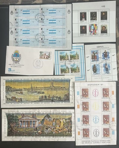 Argentina 1974-1992 Blocks & First Day Cover MH & Used