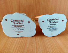 Cherished Teddies Bear Figurine Set Lot of 2 Deidre Delilah Susannah 2001
