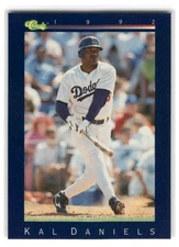 Kal Daniels 1992 Classic Baseball #125 Los Angeles Dodgers