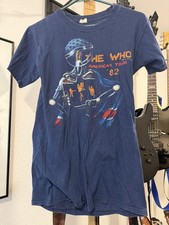 Vintage 1982 The Who Tour Shirt Size L 1980s American USA Made Screen Stars (T)