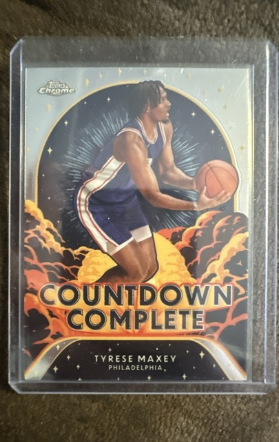 2024-25 Topps Chrome - Countdown Complete Tyrese Maxey #CC-9
