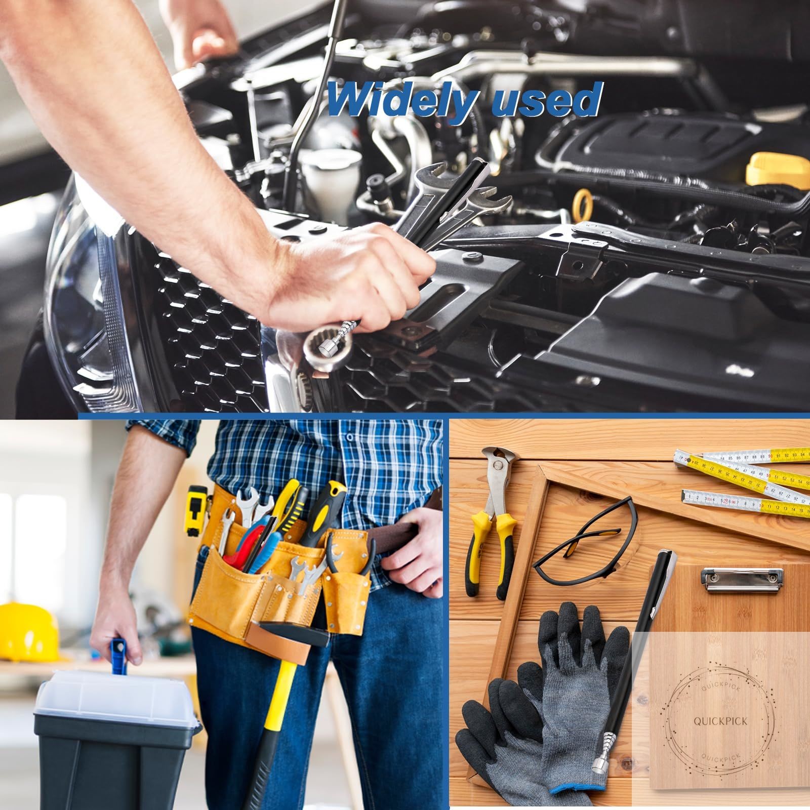 2Pcs Magnetic Telescoping Pick up Tool for Small Metal Tools with Pocket Clip 3