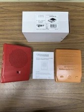 *New* EST Edwards G4HFRF-S2 High Fidelity Fire Alarm Remote Speaker Red