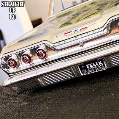 1:10 Scale Custom FELIX Chevrolet Lowrider License Plate