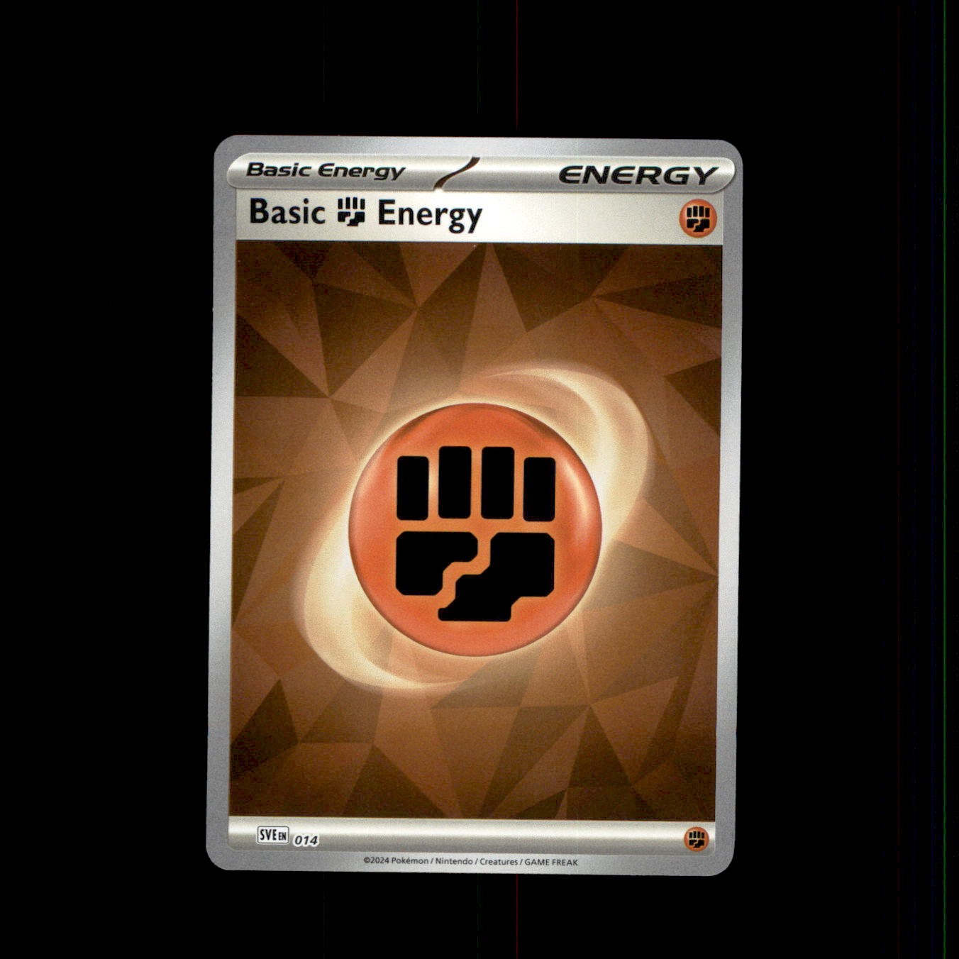 Basic Fighting Energy 014 Scarlet & Violet Energies Pokemon Holo Near Mint