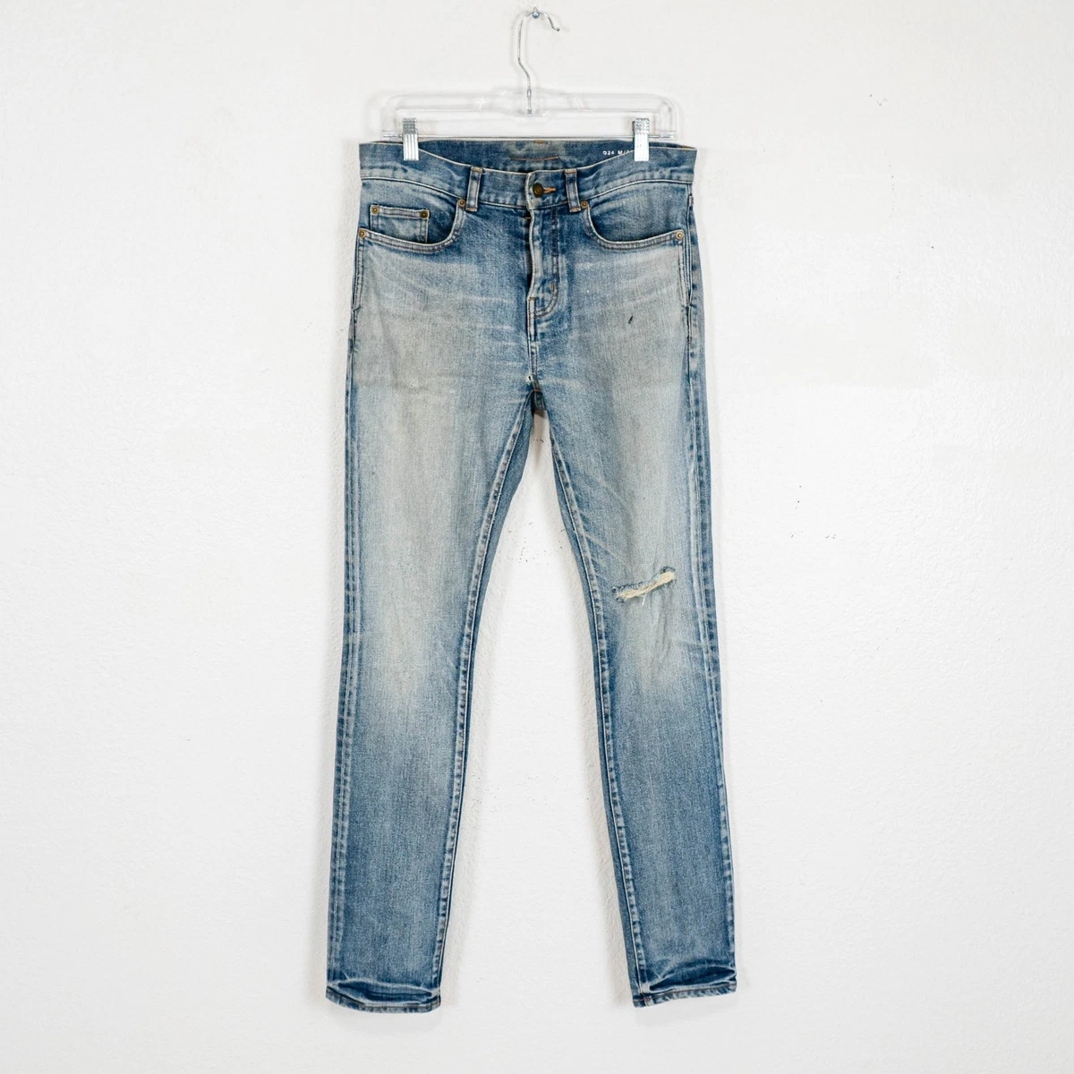 25+ Saint Laurent Denim Jeans for Men in 32 Inseam for sale
