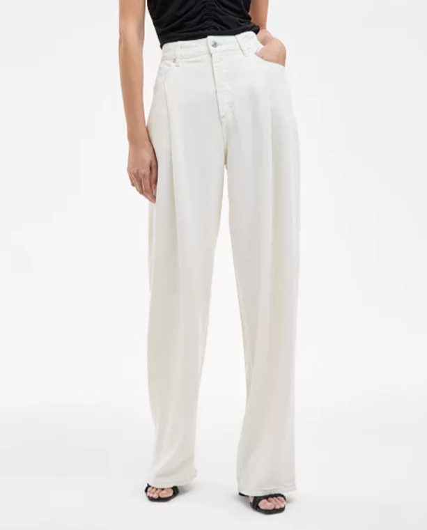 BOSS High-Rise Slouchy Wide-Leg Jeans MSRP $208