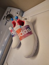 New Pink/ White Adidas CloudFoam Size 5 Women Lite Racer Adapt. 4