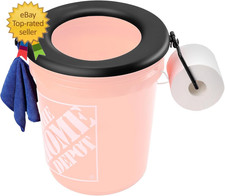 Bucket Toilet Seat, Portable Toilet Seat for 5 Gal Buckets, Camping Toilet Seat