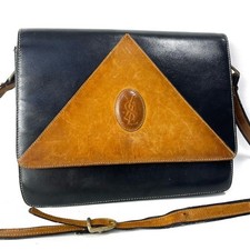 Borsa a tracolla Yves Saint Laurent logo YSL vintage autentica rara tracolla diagonale