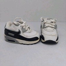Nike Air Max Baby Toddler TD Sz 3C White/ Black /Silver 307795-103 Shoes
