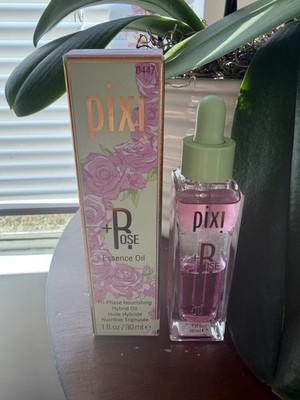 Pixi +Rose Essence Oil Tri-Phase Hydrating Nourishing Face Moisturizer, 1 fl oz