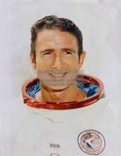 ASTRONAUT JAMES B IRWIN APOLLO 15 LUNAR MODULE PILOT 1971 8.5X11 PHOTO