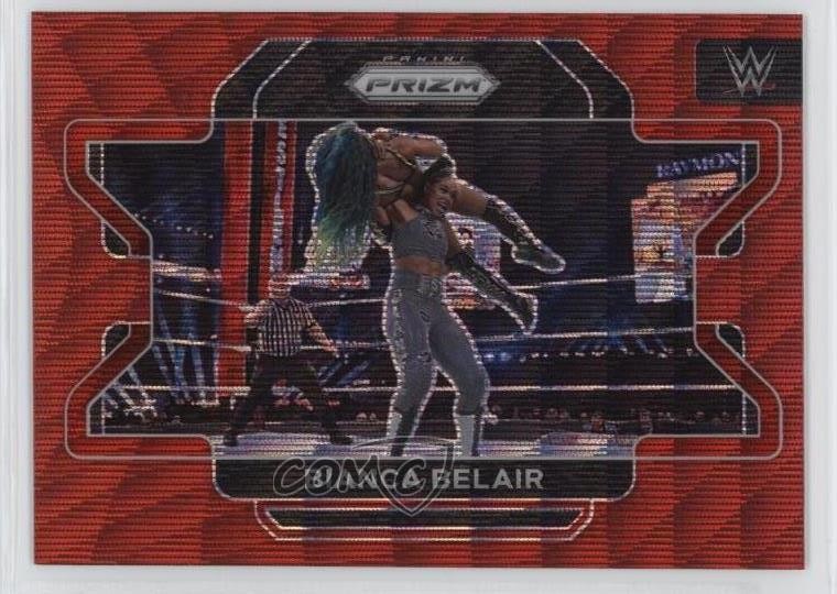 2022 Panini Prizm WWE Ruby Wave Prizm Bianca Belair #9 0i3q