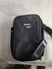 VTG Licensed Nintendo Gameboy Color Travel Case Black w/ Shoulder Strap Read