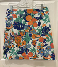 Talbots Women's Tropical Floral Multicolor Knee-Length Pencil Skirt, Size 6 Zip