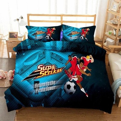 Kinderanimation Supa Strikas Bettwäsche Set 08. Name hinzufügbar Bettdeckenbezug