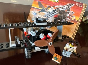 LEGO Adventurers: Bi-Wing Baron (5928) 100% Complete with Instructions Vintage